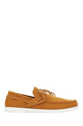 Camel suede lace-up shoes -  | High Quality Luxury Handbag Shop