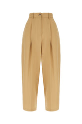 Beige stretch polyester blend pants -  | High Quality Luxury Handbag Shop