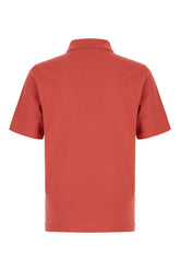 Brick piquet polo shirt -  | High Quality Luxury Handbag Shop