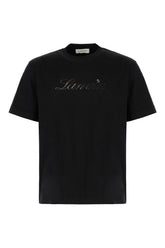 Black cotton t-shirt -  | High Quality Luxury Handbag Shop