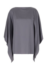 Grey acetate blend blouse -  | High Quality Luxury Handbag Shop