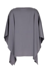 Grey acetate blend blouse -  | High Quality Luxury Handbag Shop
