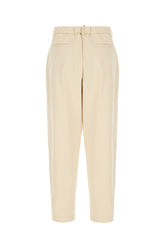 Beige stretch viscose blend pants -  | High Quality Luxury Handbag Shop