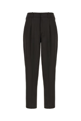 Black stretch polyester pants -  | High Quality Luxury Handbag Shop