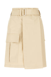 Gonna in cotone beige -  | High Quality Luxury Handbag Shop