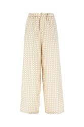 Pantalone in cotone e lyocell stampato -  | High Quality Luxury Handbag Shop