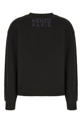 Black cotton sweatshirt -  | High Quality Luxury Handbag Shop