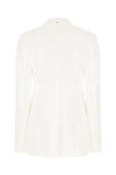 White viscose blend blazer -  | High Quality Luxury Handbag Shop