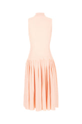 Salmon stretch viscose blend dress -  | High Quality Luxury Handbag Shop