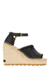 Black alter mat wedge -  | High Quality Luxury Handbag Shop