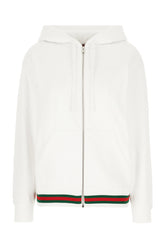 White cotton sweatshirt -  | High Quality Luxury Handbag Shop