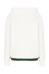 White cotton sweatshirt -  | High Quality Luxury Handbag Shop