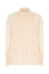 Peach silk blouse -  | High Quality Luxury Handbag Shop