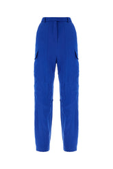 Electric blue lyocell cargo pants -  | High Quality Luxury Handbag Shop