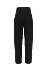 Black viscose blend pants -  | High Quality Luxury Handbag Shop