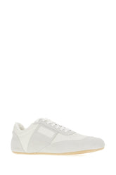 Two-tone leather and suede sneakers -  | High Quality Luxury Handbag Shop