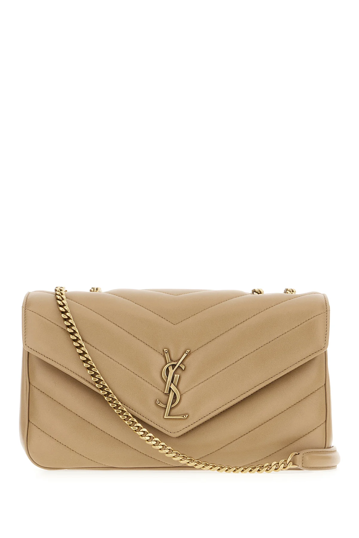 Beige leather mini LouLou shoulder bag -  | High Quality Luxury Handbag Shop