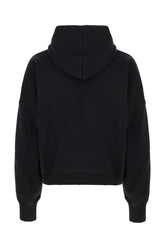 Black cotton sweatshirt -  | High Quality Luxury Handbag Shop