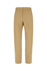Beige polyester blend pants -  | High Quality Luxury Handbag Shop