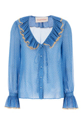 Blusa in seta stampata -  | High Quality Luxury Handbag Shop