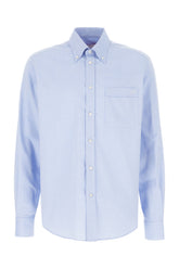 Camicia in oxford azzurro -  | High Quality Luxury Handbag Shop