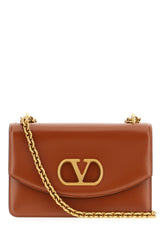 Cognac leather shoulder bag -  | High Quality Luxury Handbag Shop
