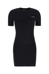 Black stretch nylon blend dress -  | High Quality Luxury Handbag Shop