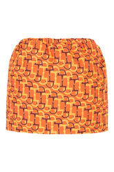 Minigonna in cotone stampato -  | High Quality Luxury Handbag Shop