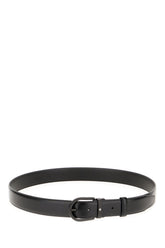 Black leather belt -  | High Quality Luxury Handbag Shop