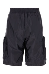 Navy blue nylon 3 Moncler Mercedes Benz bermuda shorts -  | High Quality Luxury Handbag Shop