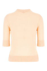 Peach wool blend sweater -  | High Quality Luxury Handbag Shop
