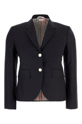 Midnight blue wool blazer -  | High Quality Luxury Handbag Shop