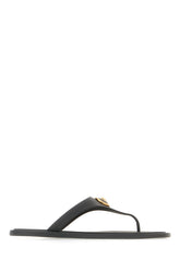 Sandali infradito in gomma nera -  | High Quality Luxury Handbag Shop