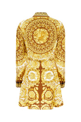 Printed twill shirt dress -  | High Quality Luxury Handbag Shop
