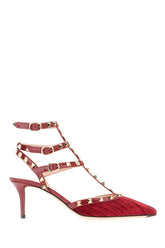 Red velvet pumps -  | High Quality Luxury Handbag Shop