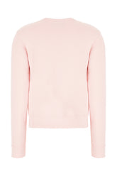 Pink stretch cotton sweatshirt -  | High Quality Luxury Handbag Shop