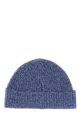 Melange blue wool beanie hat -  | High Quality Luxury Handbag Shop