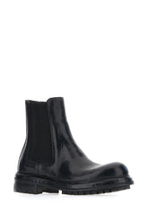Black leather ankle boots -  | High Quality Luxury Handbag Shop