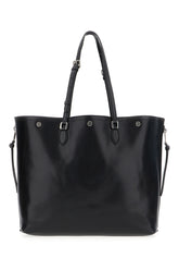 Black leather shopping bag -  | High Quality Luxury Handbag Shop