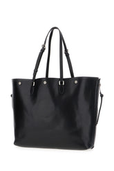 Black leather shopping bag -  | High Quality Luxury Handbag Shop