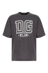 Grey cotton t-shirt -  | High Quality Luxury Handbag Shop