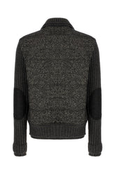 Bomber imbottito in misto lana ricamata -  | High Quality Luxury Handbag Shop