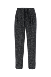 Pantalone in misto lana ricamata -  | High Quality Luxury Handbag Shop