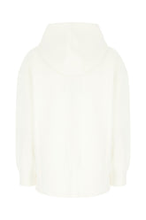 Ivory cotton blend sweatshirt -  | High Quality Luxury Handbag Shop