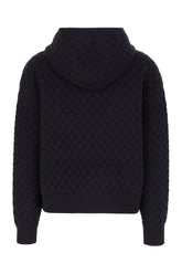 Midnight blue viscose blend sweatshirt -  | High Quality Luxury Handbag Shop