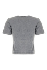 T-shirt in cotone grigio -  | High Quality Luxury Handbag Shop