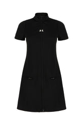 Black polyester dress -  | High Quality Luxury Handbag Shop