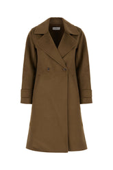 Brown wool coat -  | High Quality Luxury Handbag Shop