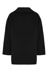 Black wool coat -  | High Quality Luxury Handbag Shop
