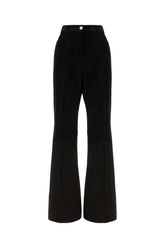 Black stretch cotton pants -  | High Quality Luxury Handbag Shop